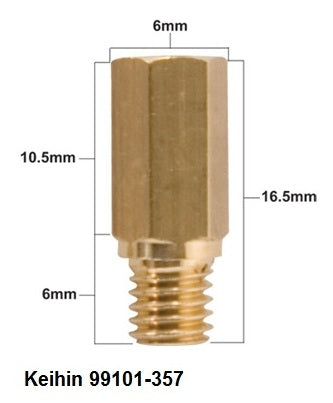 MAIN NOZZLE KEIHIN TYPE 99101-357 DIAMETER #125 (1 PC.), ProX