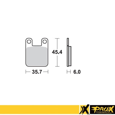 BRAKE PADS KH115 KTM SX 60/65 '98-01 FRONT, ProX