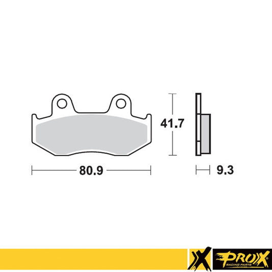 BRAKE PADS KH323 YAMAHA YFZ 450R '09-19 REAR, ProX