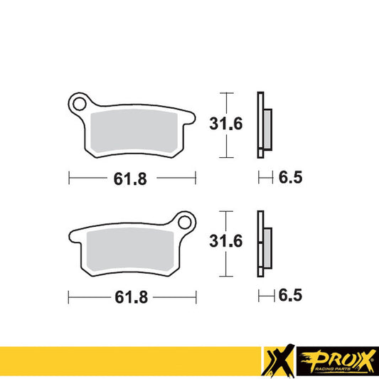 BRAKE PADS KH357 KTM SX 65 '02-20 FRONT, ProX