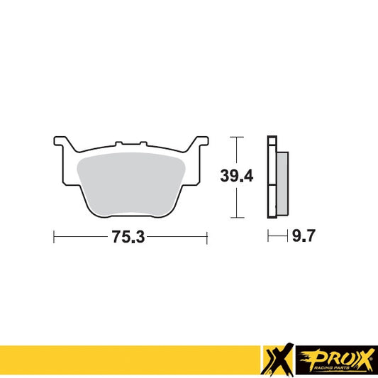BRAKE PADS KH373 HONDA TRX 450R '04-14 REAR, ProX
