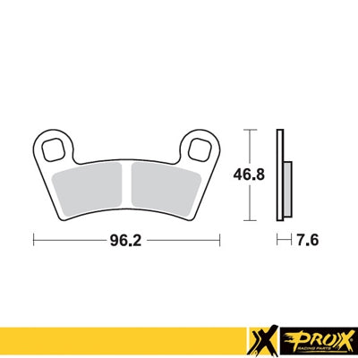BRAKE PADS KH456 POLARIS 450/525 Outlaw '08-11 FRONT, ProX
