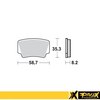 BRAKE PADS KH463 KTM 450/505/525 SX/XC ATV '08-12 REAR, ProX