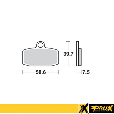 BRAKE PADS KH612 KTM SX 85 '12-20, Freeride 250R '14-17, 350 '12-17 FRONT, ProX