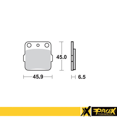 BRAKE PADS KH84 / KH84/3 HONDA CR 80/85 '86-07, CRF 150R '07-09 FRONT, YAMAHA YZ 80/85 '93-19, YZ 65 '19-20 REAR, ProX