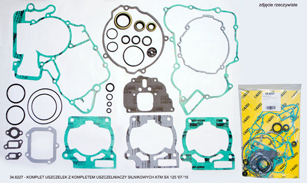 GASKET SET WITH ENGINE SEAL KIT KTM SX 125 '07-'15, ProX