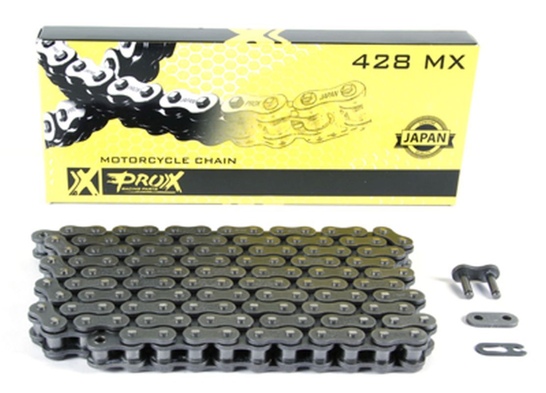DRIVE CHAIN 428 MX 130 LINKS (OPEN + CLIP), ProX