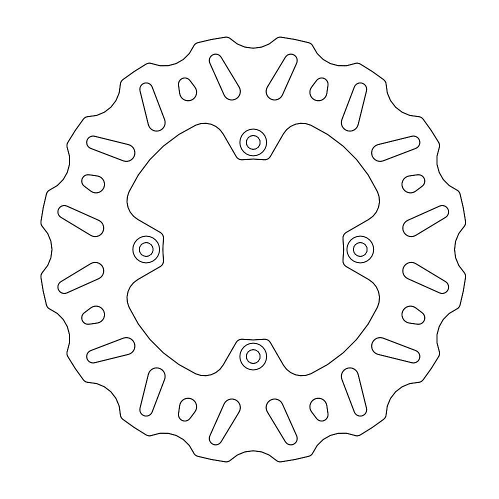BRAKE DISC REAR SUZUKI RM 85 '05-'17 WAVE, ProX