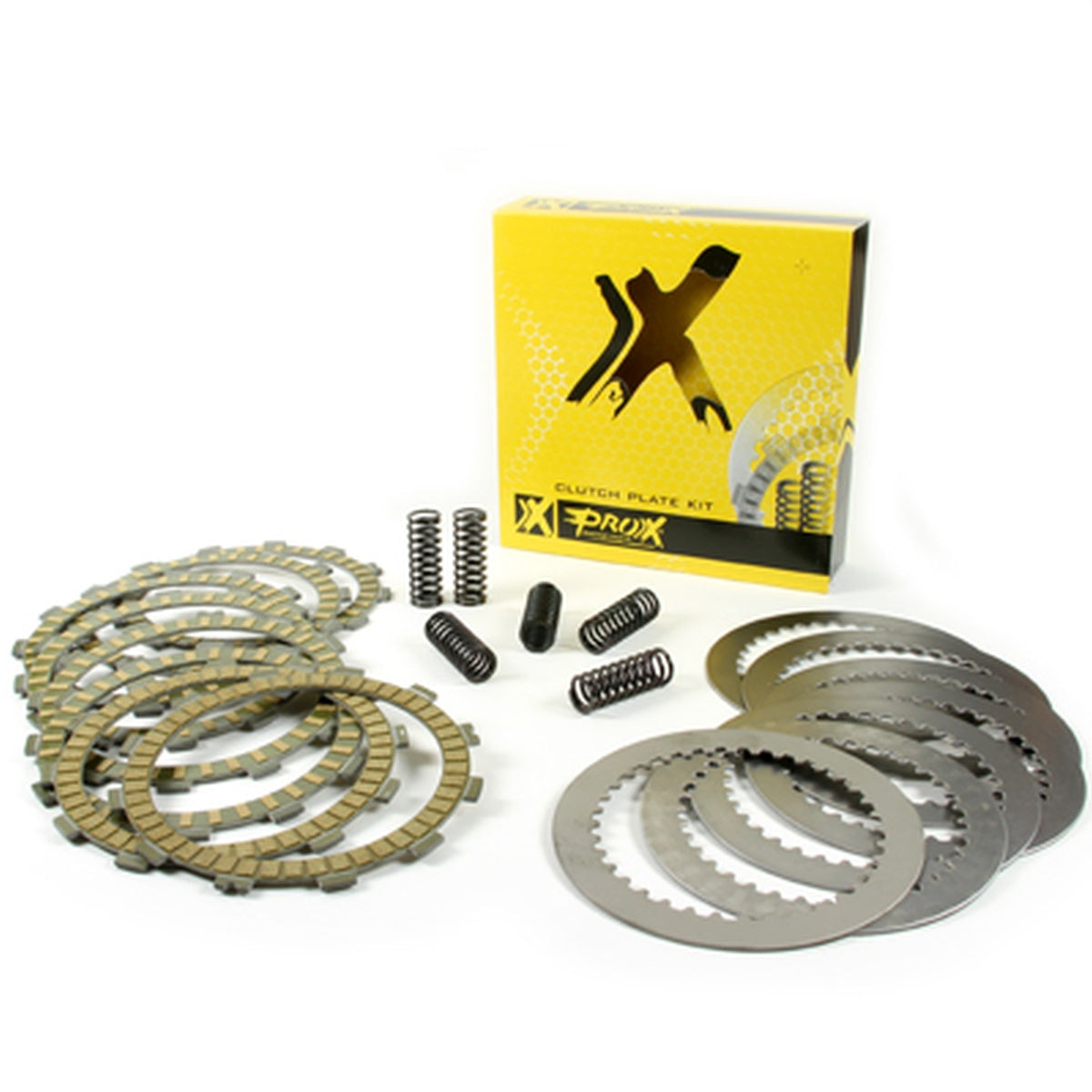 CLUTCH DISCS WITH SPACERS AND SPRINGS (COMPLETE SET) SUZUKI RM-Z 450 '05-'07 (RMZ450), ProX