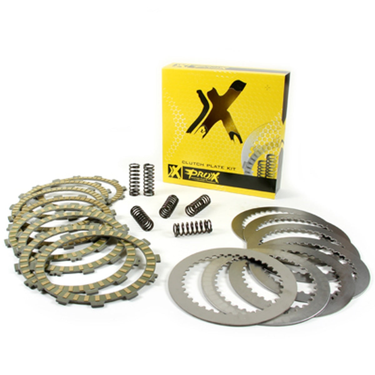 CLUTCH DISCS WITH SPACERS AND SPRINGS (COMPLETE SET) SUZUKI RMX 450 Z '10-'19, ProX
