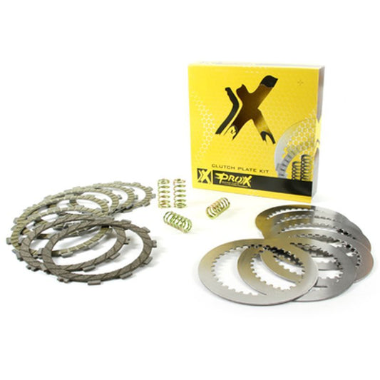 CLUTCH DISCS WITH SPACERS AND SPRINGS (COMPLETE SET) KAWASAKI KX 125 '97-02 (EBS4425;EBS4453;EBS065), ProX