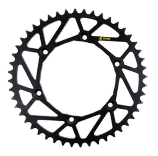 REAR SPROCKET 489 48 STEEL ULTRALITE KAWASAKI KX 125 '80-'08, KX 250 '87-'08, '19-'25, KXF 250 '04-'18, KXF 450 '06-'25, KDX 200 '89-'06, KDX 220 '97-'05, KLX 450 R '08-'21 (48948) (JTR460.48) (STD.48) (CHAIN 520) BLACK COLOR, ProX