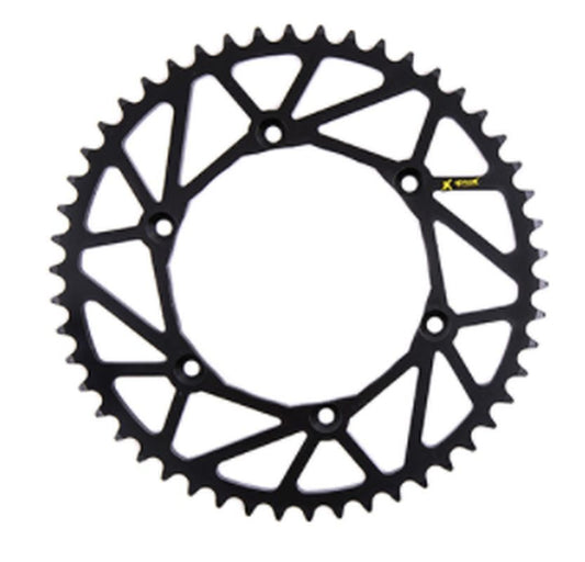 REAR SPROCKET 489 50 STEEL ULTRALITE KAWASAKI KX 125 '80-'08, KX 250 '87-'08, '19-'25, KXF 250 '04-'18, KXF 450 '06-'25, KDX 200 '89-'06, KDX 220 '97-'05, KLX 450 R '08-'21 (48950) (JTR460.50) (STD.+2) (CHAIN 520) BLACK COLOR, ProX
