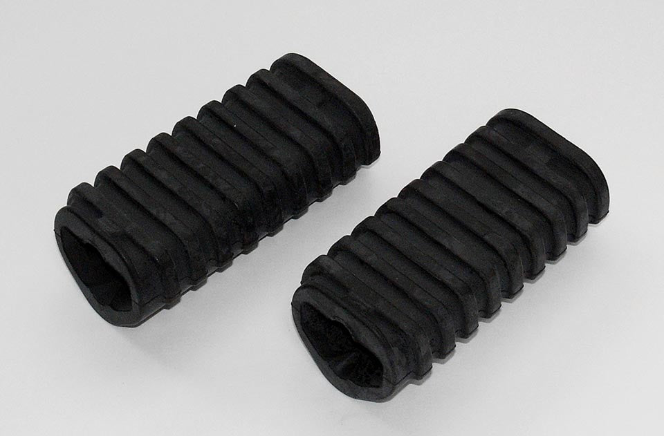 DRIVER FOOTREST RUBBERS HONDA VT 600C SHADOW '92-97, 750C '01-03, 125C '99-06 (SET 2 PC.) (MADE IN JAPAN)