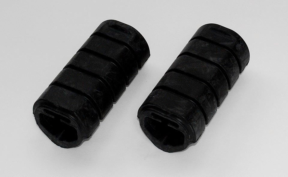 DRIVER FOOTREST RUBBERS HONDA VT 750C '04-07, VTX 1800C '06-07 (SET 2 PC.) (MADE IN JAPAN)