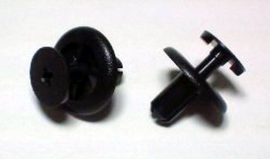 PLASTIC MOUNTING PINS (DEPTH 13MM, GR. 7MM, HEAD WIDTH 15MM, Total length 15,8MM) (10 PC.) (MADE IN JAPAN)