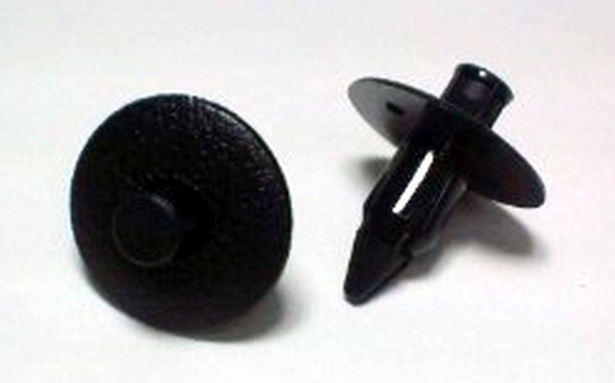 PLASTIC MOUNTING PINS (DEPTH 19MM, GR. 6,5MM, HEAD WIDTH 18MM, Total length 21MM) (10 PC.) (MADE IN JAPAN)