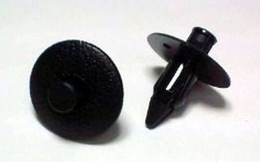 PLASTIC MOUNTING PINS (DEPTH 19MM, GR. 6,5MM, HEAD WIDTH 18MM, Total length 21MM) (10 PC.) (MADE IN JAPAN)