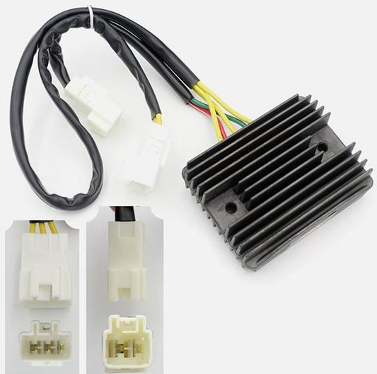 VOLTAGE REGULATOR PIAGGIO BEVERLY 300 '16-'20, MP3 '14-'16, X7 EVO '09-'10, 350 '14-'20, X10 '12-'15, 500 APRILIA SRV 850 '12-'14 (OEM: 641711) (MADE IN JAPAN)