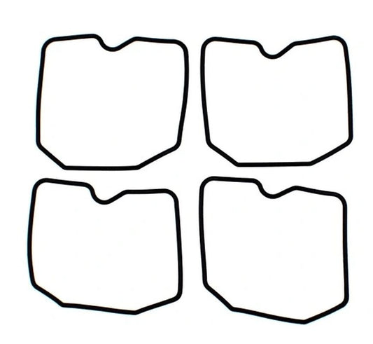 CARBURETOR FLOAT CHAMBER GASKET (4 PC.) KAWASAKI ZL 600 ELIMINATOR '86-'97, KLX 650 '90-'96, SUZUKI GSF BANDIT '95-'04, LT-A 400/500 '02-'10, TRIUMPH BONNEVILLE T100 '02-'05, TRIDENT 900 '91-'98 (MADE IN JAPAN) (Rubber VITON FLUOROCARBON)